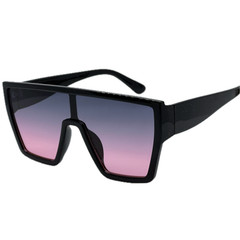 RETRO SHADES DESIGNER RECTANGULAR STYLE LARGE MODERN BLUE MIRROR LENS LUXURY
