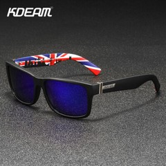 KDEAM Square Polarized Sport Sunglasses Mens Women Fishing Driving Glasses UV400