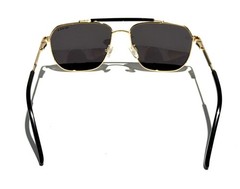 MOCCA Caravan Savanna Sunglasses POLARIZED Black Lens With Gold Frame 55mm