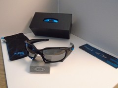 OAKLEY PIT BOSS 1 TRON LEGACY POLISHED POLARIZED SUNGLASSES