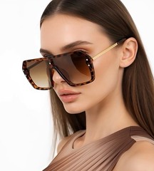 Men Women Celebrity New Sunglasses Silver Mirror Lens Fashion Style Designer