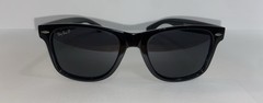 Ray-Ban P RB 2140 Wayfarer Sunglasses Black 56-20-139 Gold