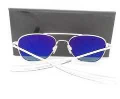 RANDOLPH ENGINEERING AVIATOR BRIGHT CHROME AGX BAYONET USA SUNGLASSES AF126 58MM