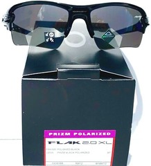 NEW* Oakley FLAK 2.0 Black w PRIZM Black POLARIZED XL Lens Sunglass 9188-72