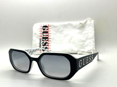NEW GUESS SUNGLASSES GU 7694 01C BLACK WITH LOGO ON THE SIDES 53-19-140MM CHINA