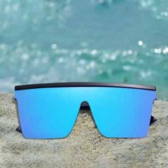 Men’s Women’s Sunglasses Black Mirror Lens Reflective New Style Designer Shades