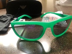 Emporio Armani EA4183U Sunglasses Matte Opaline Green 52844V