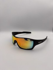 Oakley OO9307 TURBINE ROTOR Black Frame with Orange Lenses Sunglasses with Case