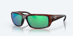 Costa Del Mar Fantail Tortoise / Green Mirror 580G POLARIZED 59 mm Sunglasses