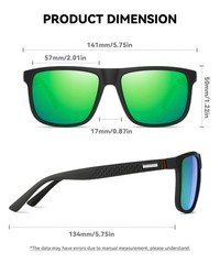 Polarized Sunglasses Men’s/Women’s Vintage/Classic/Elegant Eyeglass Frame…