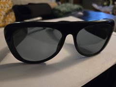 VINTAGE FISHERMAN SUNGLASSES 3708 JAPAN 60’S BLACK POLARIZED STYLISH SPORT