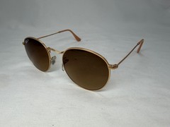Ray Ban RB3447N Gold Frame/Copper Lens Sunglasses Size 50-21-145 Scratches Read