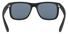 Ray-Ban Justin Black Rubber/Dark Blue Polarized 54mm Sunglasses RB4165 622/2V 54