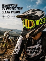 Motorcycle Riding Goggles UV400 Motocross Cycling Bike Protective Glasses Men
