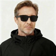 Retro Punk Square Sunglasses UV400 Unisex Outdoor Fashion Protective Frame