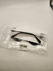 Brand New Diesel Round Sunglasses DL0188 Gloss Black Silver Bar 01A 54-17-145 3