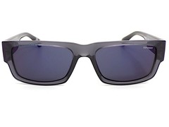 Superdry SDS 5005 Sunglasses Crystal Grey with Blue Flash Mirrored Lenses 108