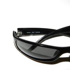 Vintage Bolle Wrap Sunglasses Black Polarized Subduo 10301 Italy
