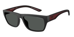 EMPORIO ARMANI EA4267U 500987 Rubber Matte Black Dark Grey 57mm Men’s Sunglasses
