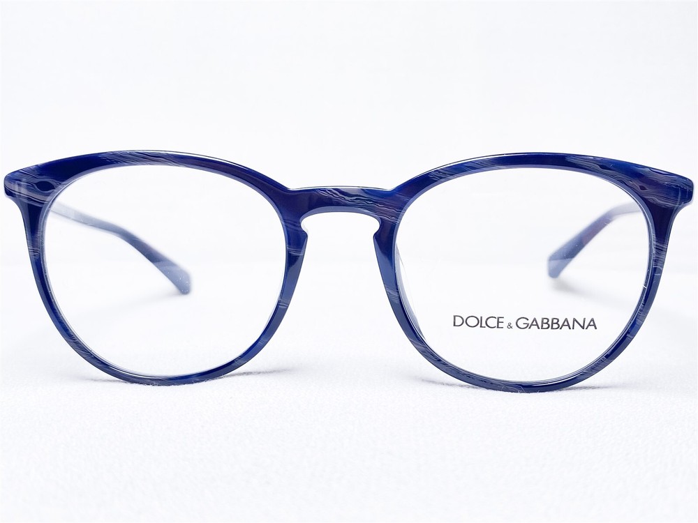 NEW Dolce & Gabbana DG3269F 3092 Men Striped Grey/Blue Eyeglasses Frames 51/21