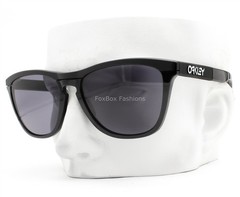 Oakley Frogskins Range XL Sunglasses Matte and Shiny Black Prizm OO9503-0658