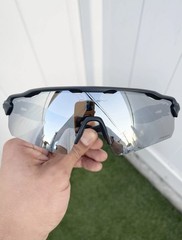 NWT Oakley Radar EV OO9208 9208 Black Chrome Prizm 128 One Size Fits All