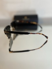 Eyewear by David Beckham Men’s Square Sunglasses Black Frame Green Tinted Lens