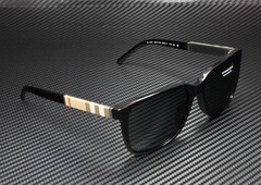 BURBERRY BE4181 300187 Black Grey 58 mm Men’s Sunglasses