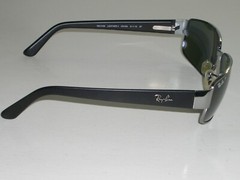 RAY-BAN RB3189 LEATHER II 004/9A 61[]16mm 3P POLARIZED CRYSTAL METAL SUNGLASSES