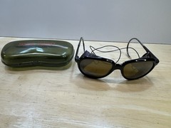 Vuarnet Skilynx Vintage Black Frame PX-4000 Gradient Lens Sunglasses