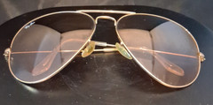 Ray-Ban P Aviator Classic Gold Framed Brown Sunglasses with Generic Case