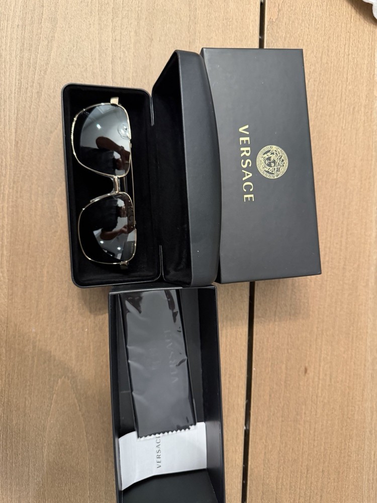 Versace Sunglasses Dark Grey – Polar