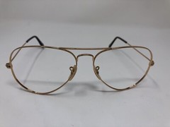 Ray Ban Sunglasses RB3025 001 Gold Large Metal Aviator 58-14-135 58mm ITALY KS57