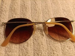 Ray Ban Sunglasses Round Metal RB3447 Gold Frame Rose Gradient Lens 029 50[]21