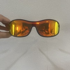 BattleVision Storm Wraparound Driving Sunglasses Black Frame Mirrored HD Lens