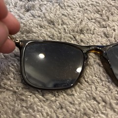 Ray Ban ITALY CHRIS RB4187 6390/80 54-18-145 TORTOISE GOLD SUNGLASSES AS IS