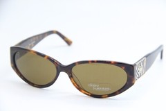 DAISY FUENTES BENITA 024 HAVANA GOLD AUTHENTIC SUNGLASSES 54-14