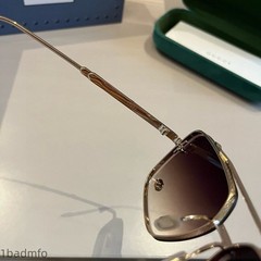Gucci 17482 Classic Metal Square Sunglasses Aviator Fashion Sunglasses