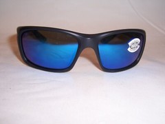 NEW COSTA DEL MAR JOSE PRO SUNGLASSES BLACK/BLUE MIRROR 580G $289 POLARIZED
