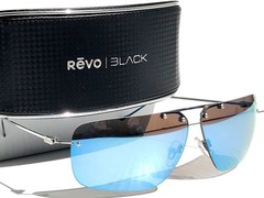 Revo AIR 1 Shiny Chrome POLARIZED PHOTOCHROMIC Blue Water Sunglass 1190 03 BLP