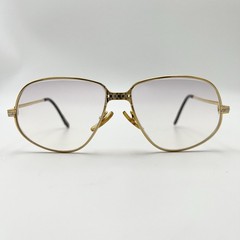 Vintage 1988s Cartier 56-14-135 Maillon Panthere eyeglasses gold Flame japan