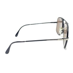 Hudson Z 87 Black Metal Square Aviator Sunglasses Frames 59-16 145 Men Women
