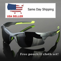 X-Loop Polarized Wrap Sunglasses Mens Sport Fishing Golfing Glasses Tac Lens