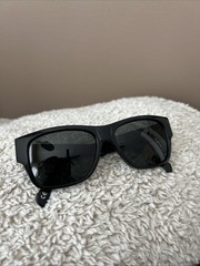 Dom Vetro Arpetto Sunglasses Black Frame Polarized 56/16 145 Made In Italy Mens