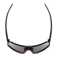 Coyote Python Designer Polarized Sunglasses Mens Sport Shield Matte Black / Grey