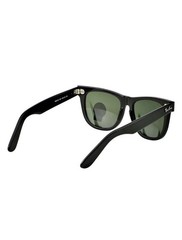 New Ray-Ban RB2140 Wayfarer Black Frame /G15 Green Unisex 54MM Sunglasses