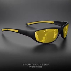 Polarized Sports Sunglasses for Men Wrap Around UV Protection Cycling Outdoor