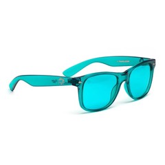 Rainbow Optx The Translucent – Serenity Aqua w/ Cloth Pouch Sunglasses UVA UVB