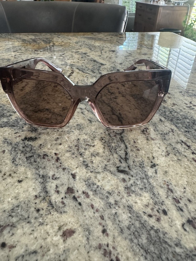 Versace VE4458 543573 Sunglasses Women’s Brown Transparent/Light Brown 54mm