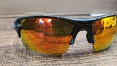 Oakley Flak 2.0 XL Prizm Red Half-Rim Black Sunglasses OO9188-86 59